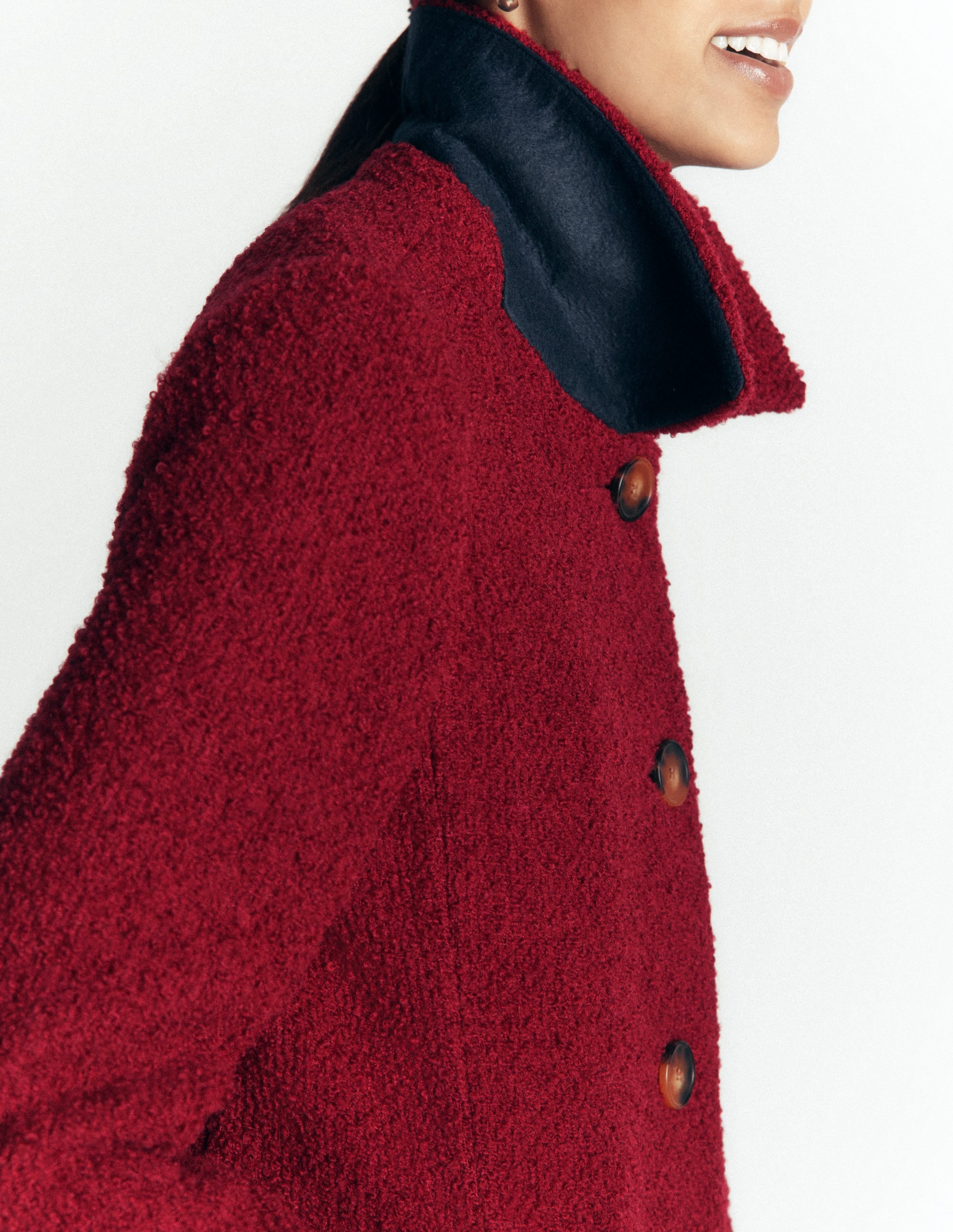 Aylesford Wool Coat-Vino - Image 2