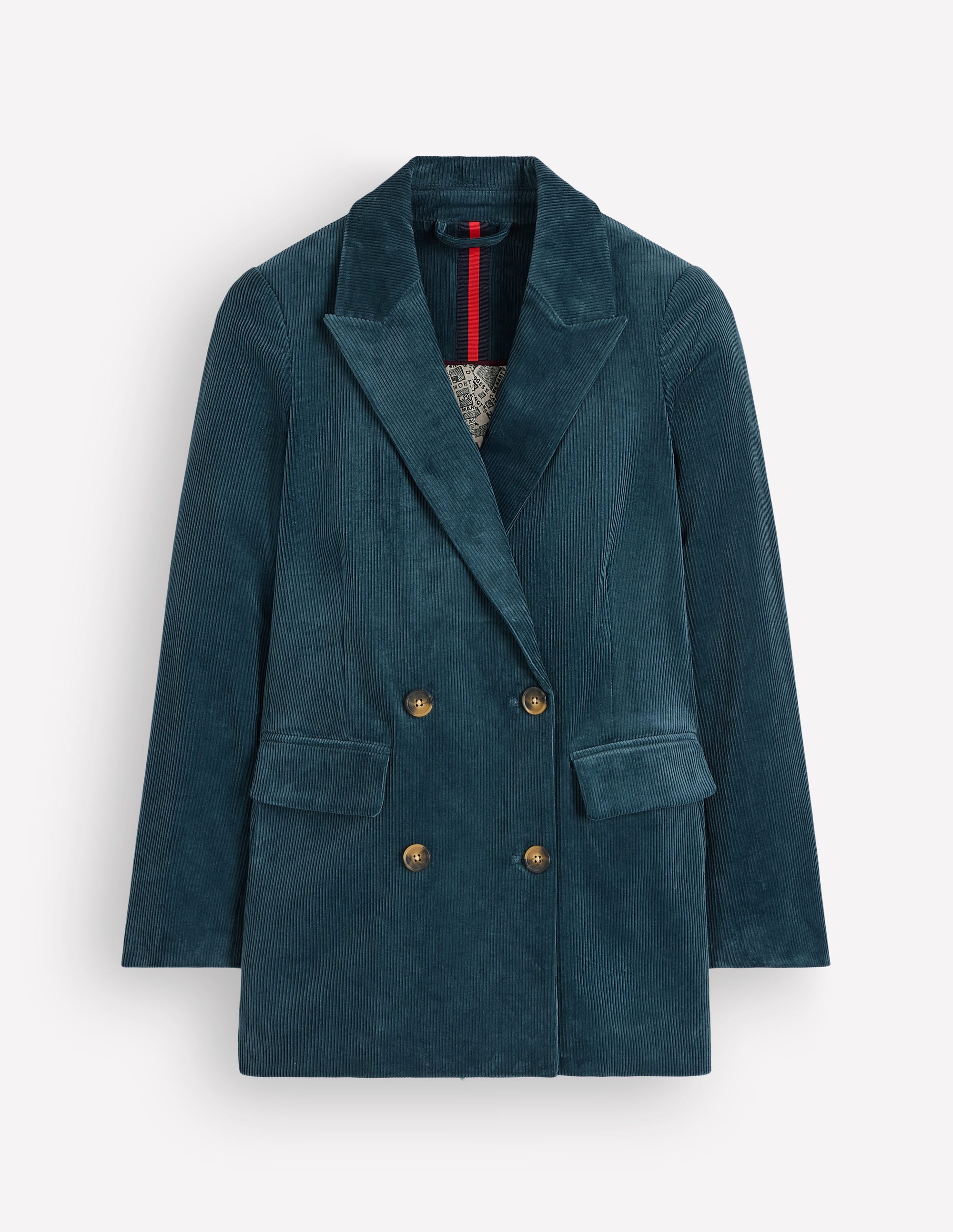 Double Breasted Blazer-Storm Blue - Image 8