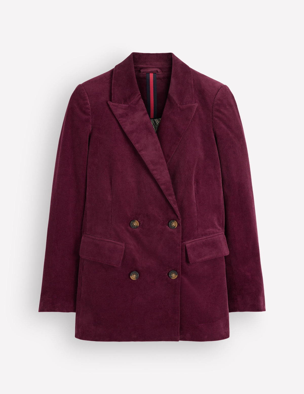 Double Breasted Blazer-Dark Crimson - Image 8