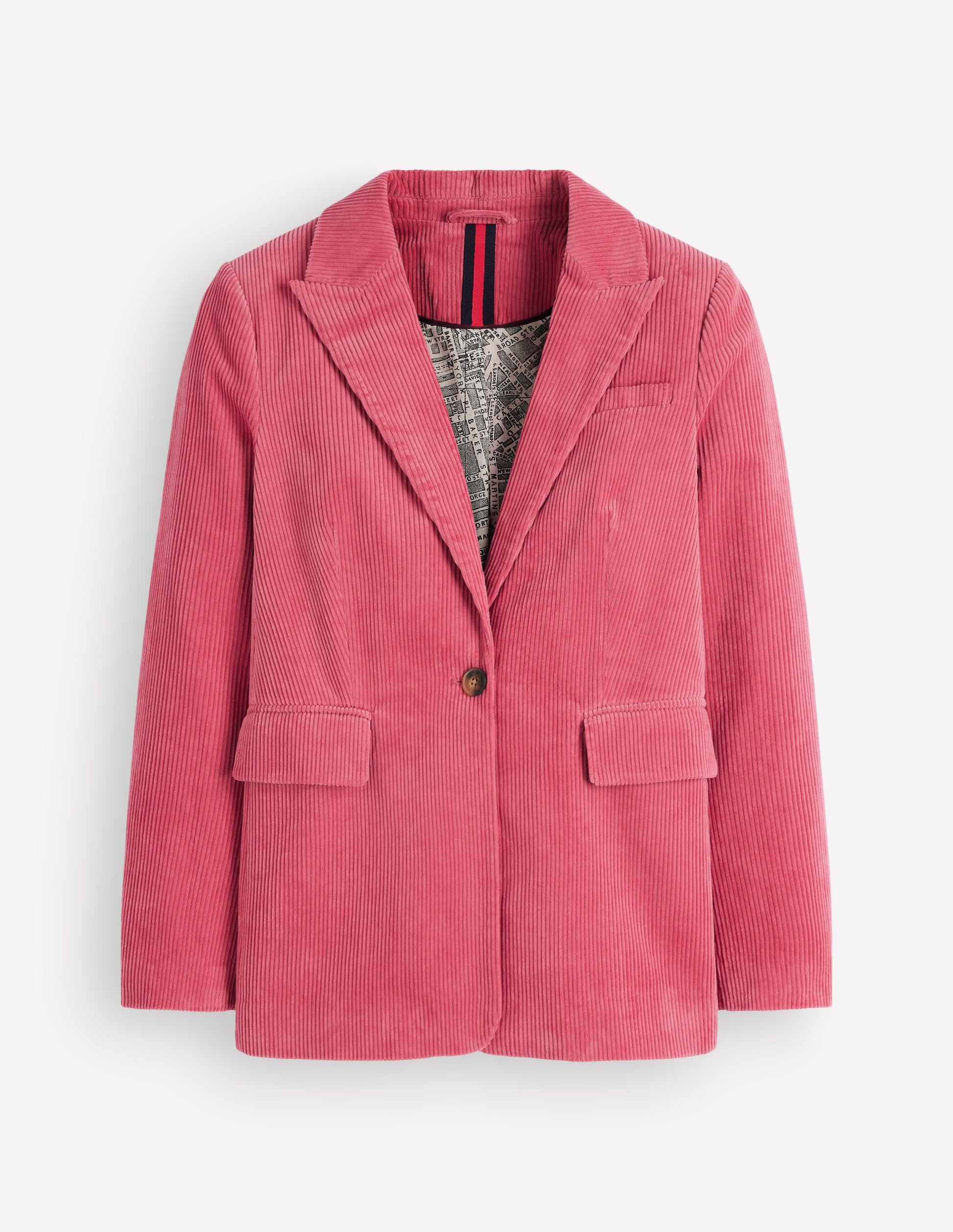 Woodbridge Cord Blazer-Cherry Blush-7
