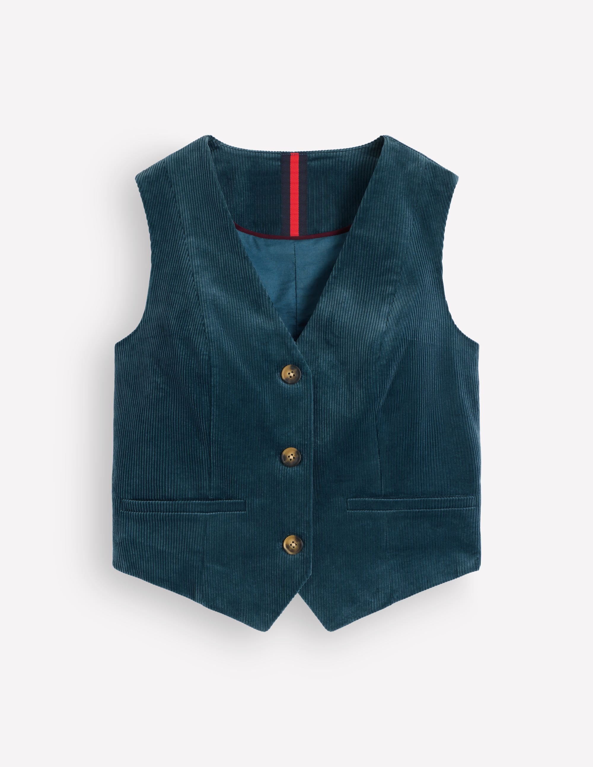 V-Neck Waistcoat-Storm Blue - Image 5
