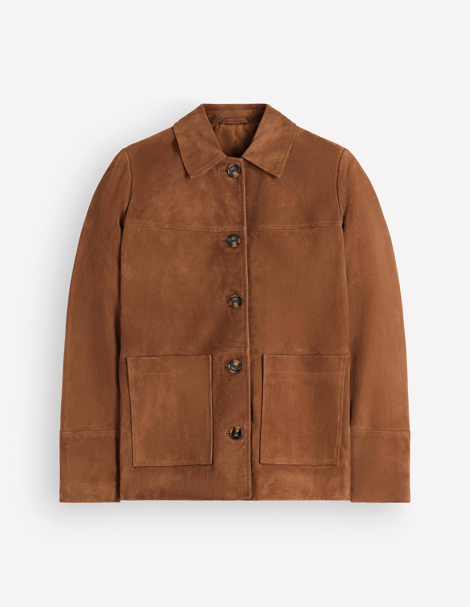 Fife Suede Chore Jacket-Tan - Image 7