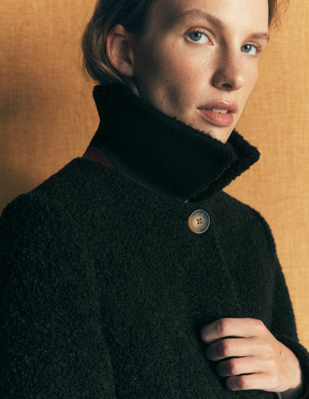 Aylesford Midi Coat-Midnight Emerald - Image 2