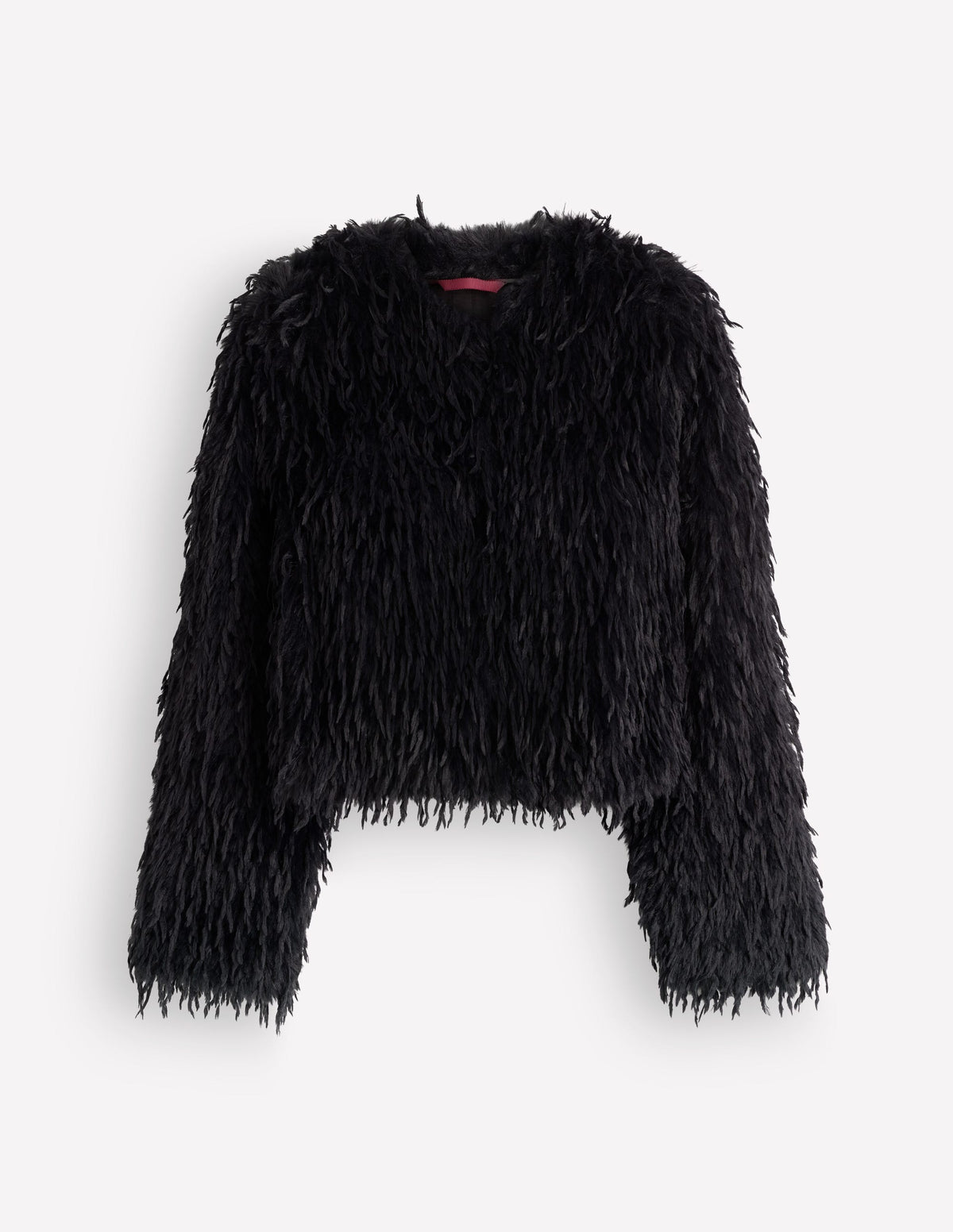 Faux Feather Tassle Jacket-Black - Image 7