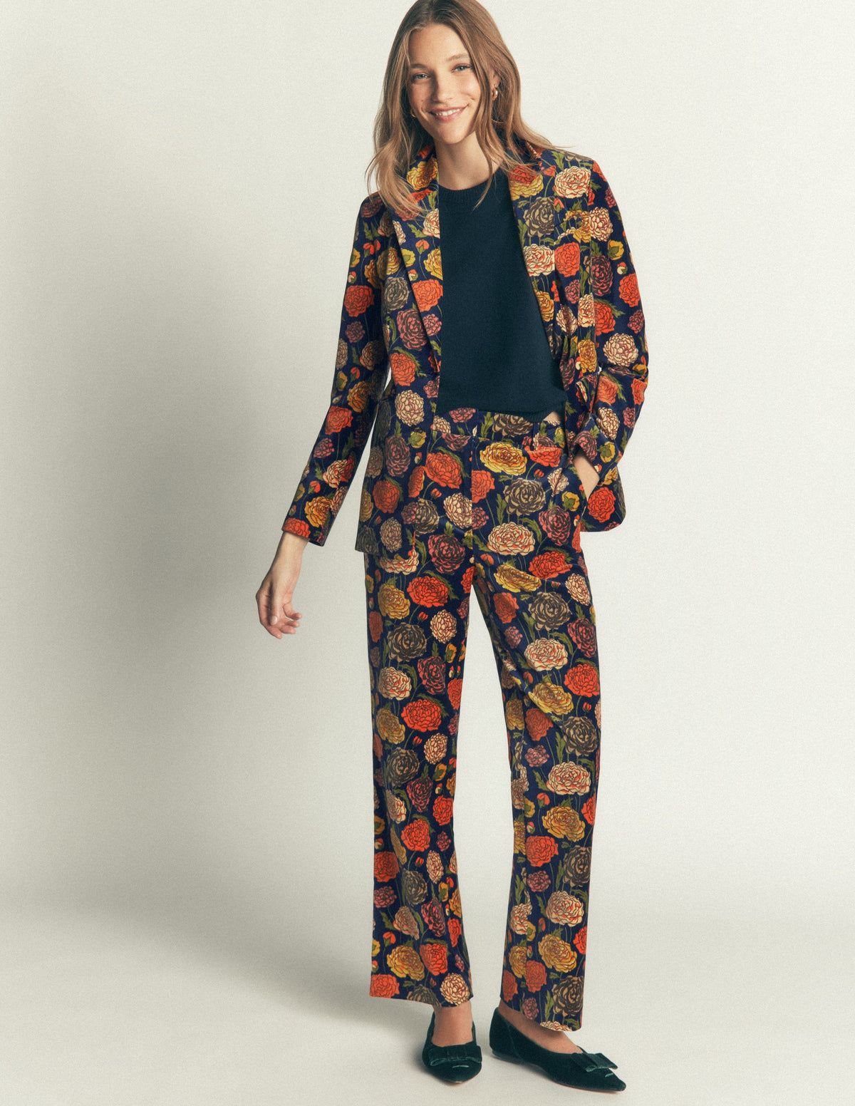 Stamford Velvet Blazer-Multi, Jewelled Bunch-6