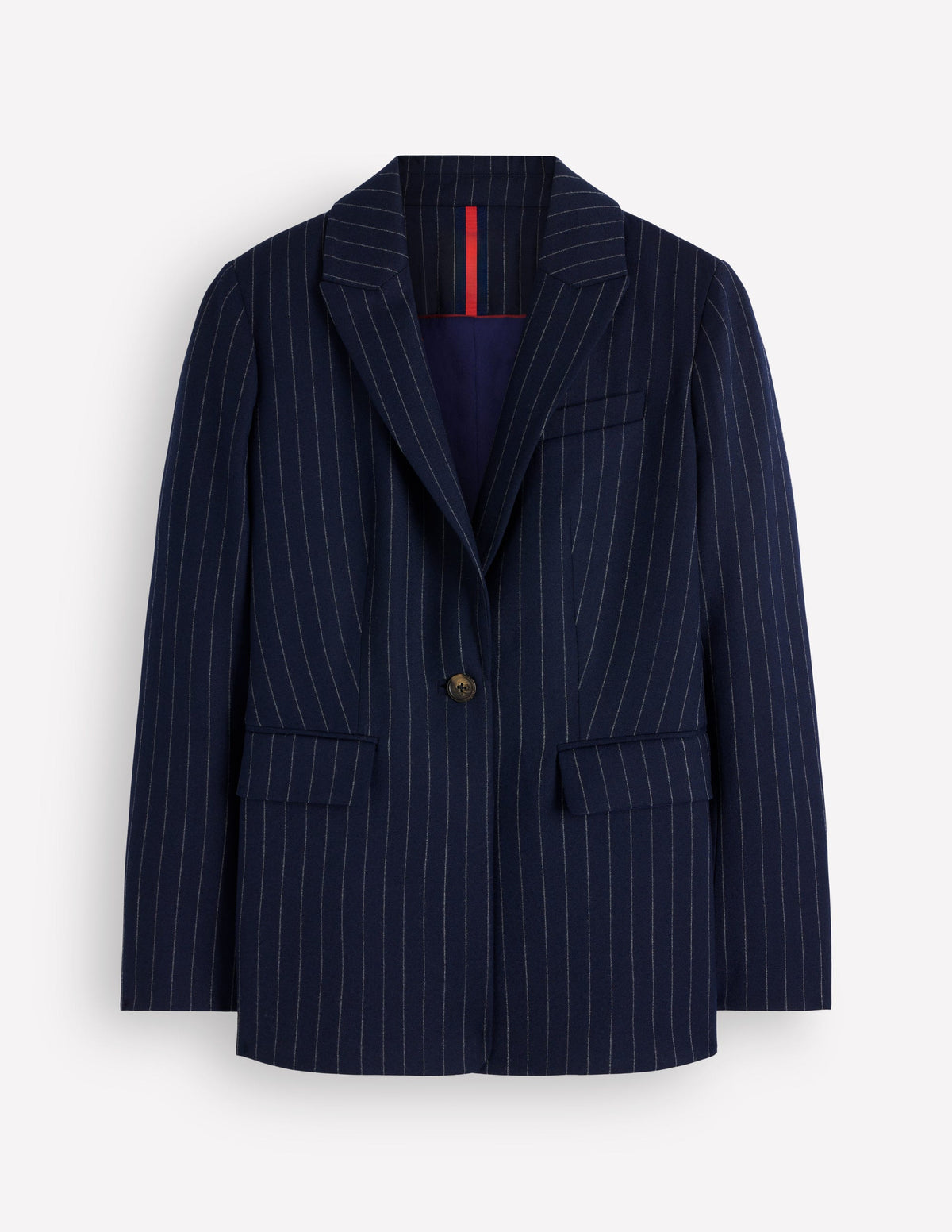 Woodbridge Wool Blazer-Navy Pinstripe-8