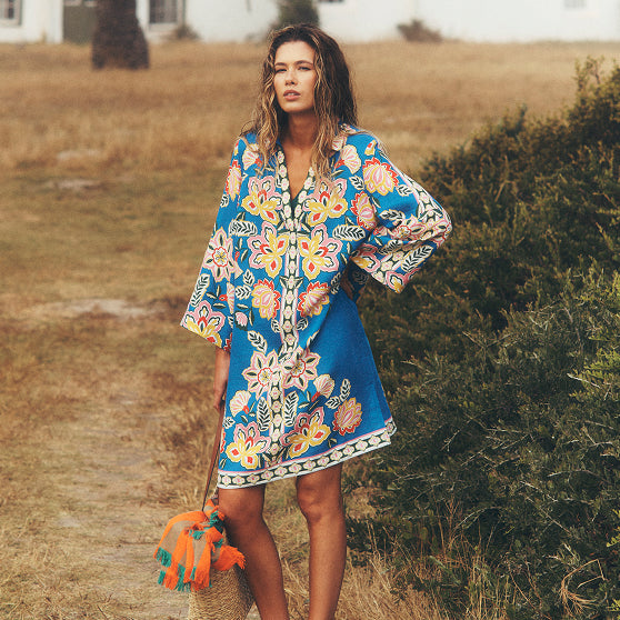 Half Zip Sweat Dress-Colour Block Marl | Boden USA