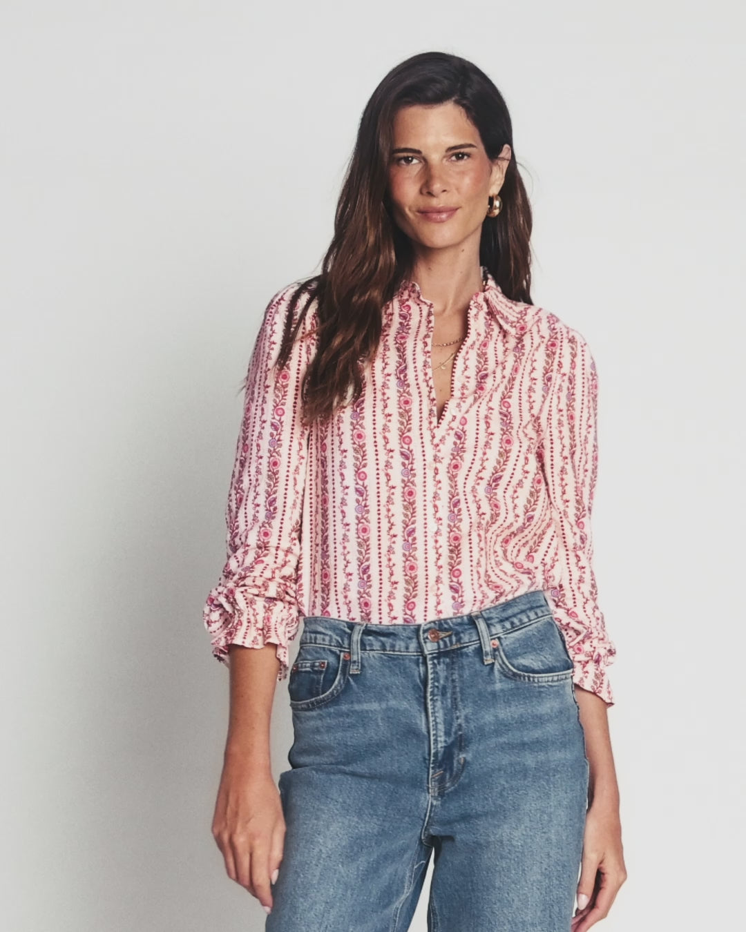 Violet Cotton Top
