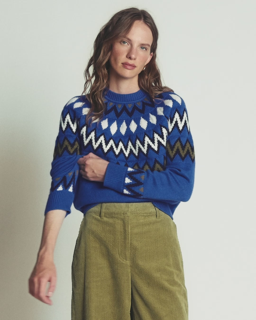 Mae Fair Isle Knitted Sweater