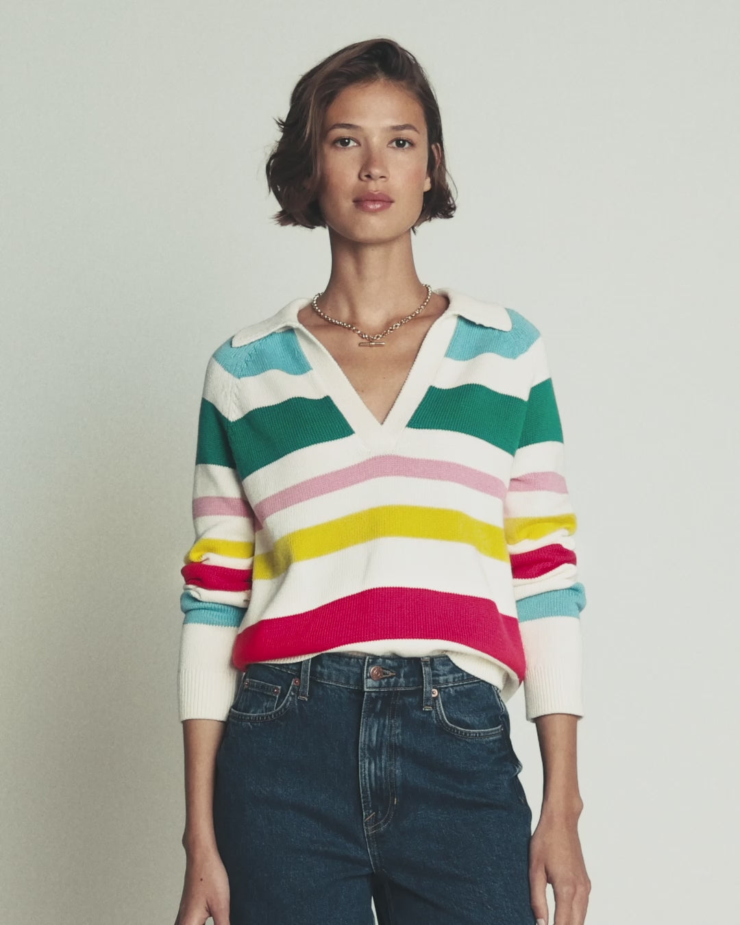 Lucy Cotton Henley Jumper