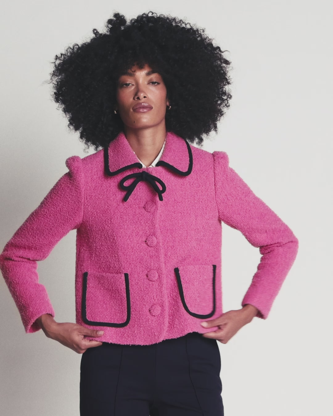 Branscombe Wool Bow Jacket