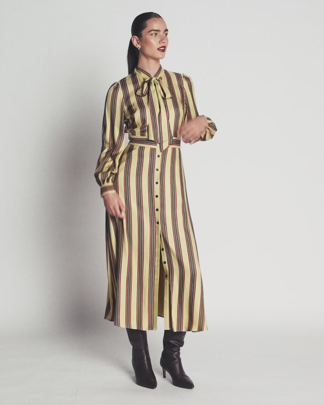 Bow Detail Shirt Dress