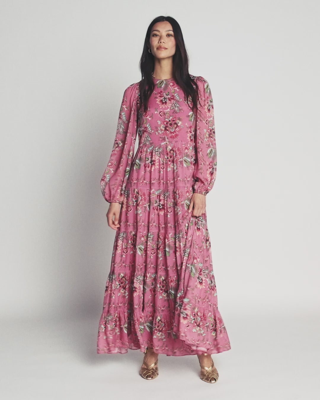 Multi Tiered Maxi Dress