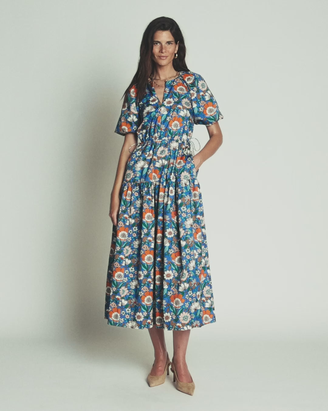 Draw Waist Fashion Dress