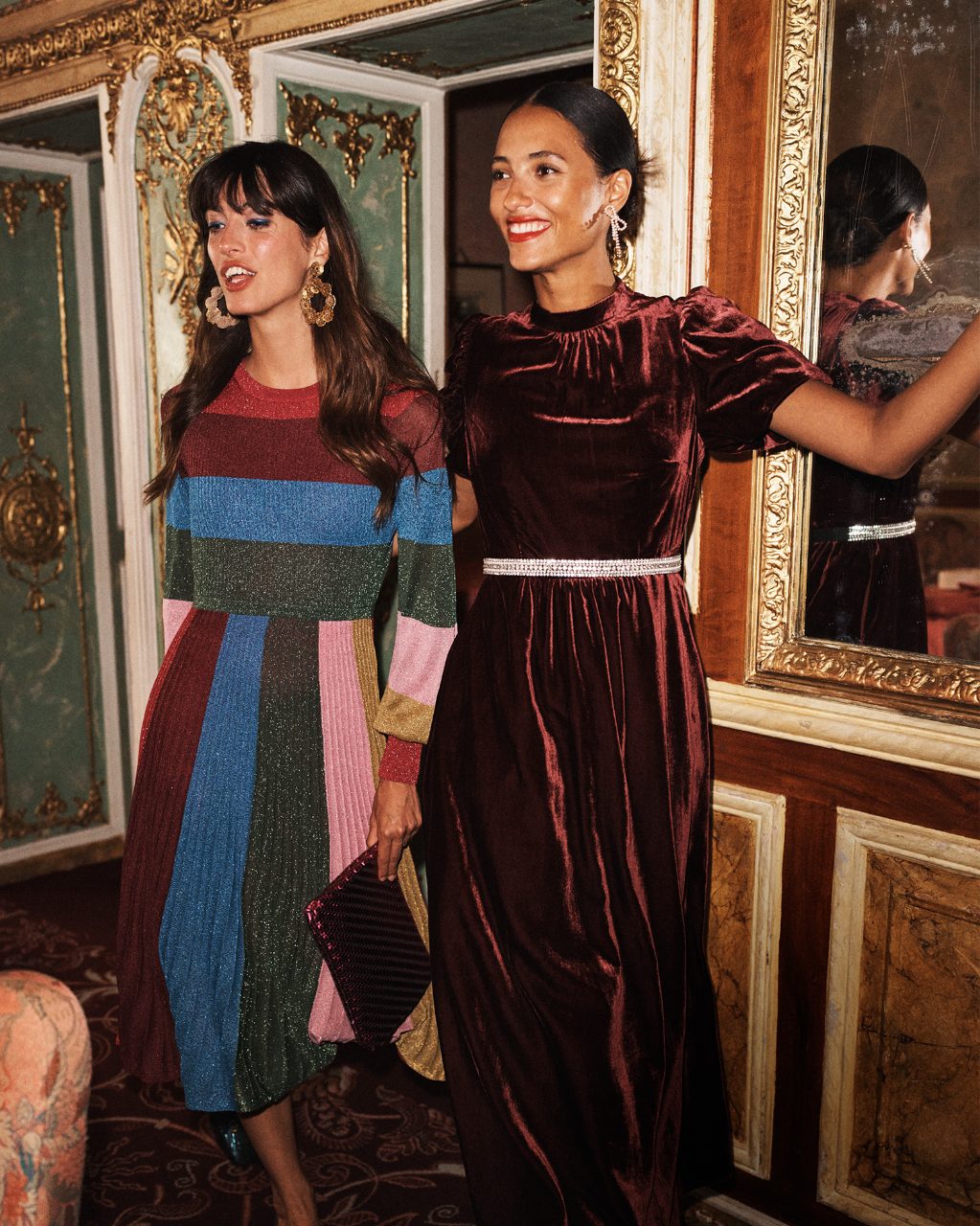 Two women wearing Boden dress